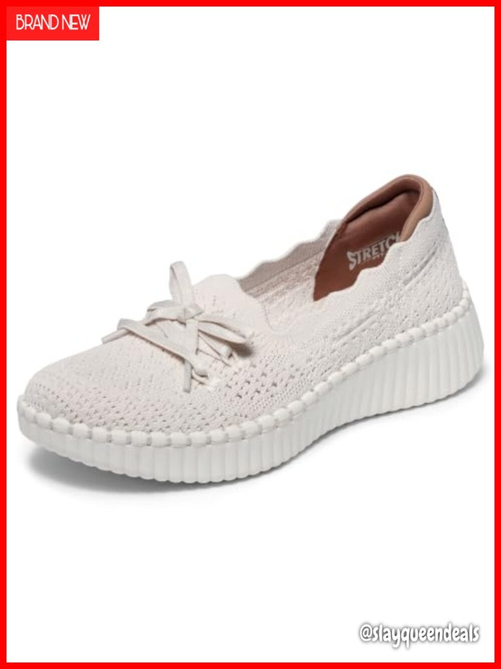 Skechers Women's Wilshire Blvd Knit Sail Memory Foam Sneakers